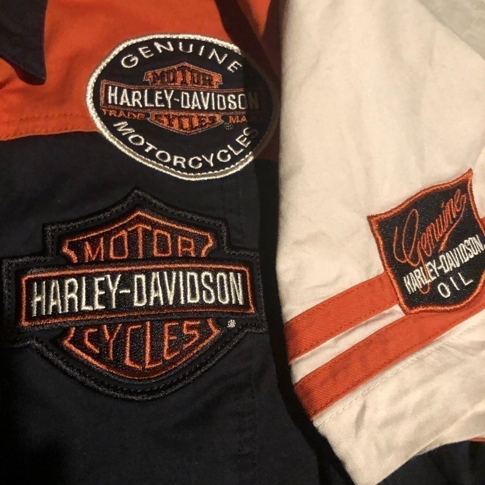 🦅 Plus Size Harley-Davidson® Women's Classic Colorblocked Zip Front Shirt